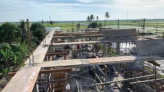 Scaffolding Shuttering Works How to Prepare amp Install BEAM SLAB Shuttering Process Before FORMWORK [upl. by Arbrab82]