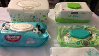 Baby Wipes Review Which Brands HuggiesPampers Kirkland  Cinson888 [upl. by Corkhill]