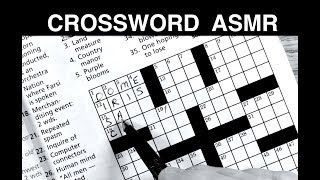 Crossword Puzzle 10  ASMR [upl. by Aiem675]