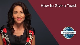 How to Give a Toast [upl. by Ivanah]