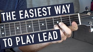 The Easiest Way to Start Playing Lead on Guitar [upl. by Odnavres]