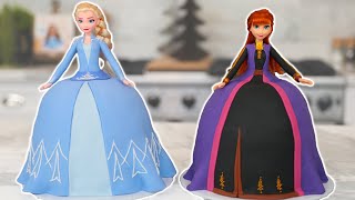 FROZEN 2 PRINCESS Cakes  NERDY NUMMIES [upl. by Gombosi]