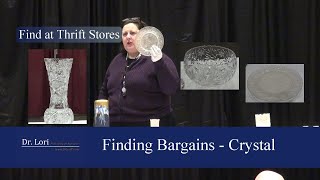 Secrets to Value Antique Crystal and Glass by Dr Lori [upl. by Luapleahcim]