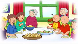 Caillou The Grownup A Very Caillou Thanksgiving Caillou Want’s Pizza [upl. by Norehc486]