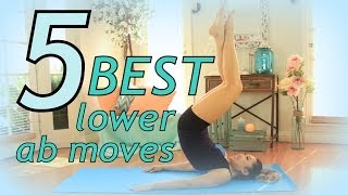 5 Best Exercises to Flatten your Lower Belly [upl. by Fayth]