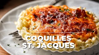 Coquilles StJacques with Scallops and Shrimp [upl. by Oni]