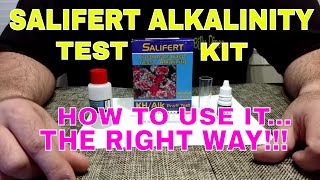 Salifert Alkalinity Test Kit  How To Use It  The Right Way [upl. by Bush]