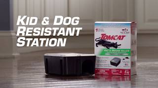 How to Kill Rodents Using the Tomcat® Child amp Dog Resistant Rat amp Mouse Killer Disposable Station [upl. by Anillehs]