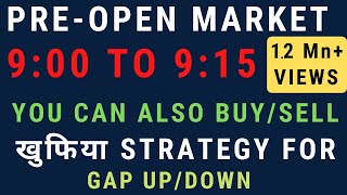 What is Pre Opening Session in Stock Market  How to trade in Pre Open Market [upl. by Past741]