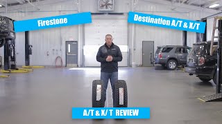 All Terrain Tire Comparison Firestone Destination AT 2 amp Firestone Destination XT [upl. by Tawsha723]