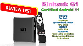 TV BOX Kinhank G1 Test amp Review [upl. by Aihsekram930]