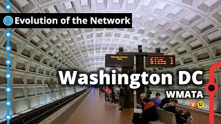 Washington DCs Metro Network Evolution [upl. by Darbee]