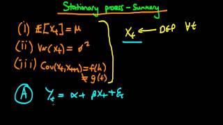 Stationary series summary [upl. by Ernaldus]