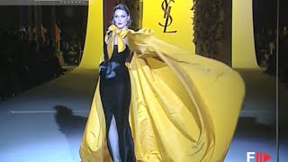 YVES SAINT LAURENT Full Show Spring Summer 2002 Haute Couture Paris by Fashion Channel [upl. by Yrallih]