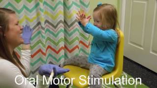 Speech Therapy  Oral Motor Stimulation [upl. by Ahsinom706]