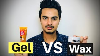 Difference between Hair Wax and Gel  Hair Wax VS Gel [upl. by Ridley]