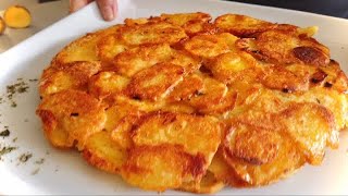 FRITTATA DI PATATE Croccante senza uova RICETTA TIPICA CALABRESE [upl. by Barsky907]