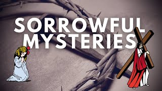 🕊 Sorrowful Mysteries  Tuesdays amp Fridays  Rosary with Scripture [upl. by Lirret]