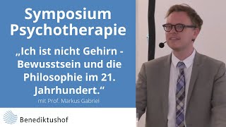 Vortrag Prof Markus Gabriel Symposium Psychotherapie am Benediktushof [upl. by Magavern483]