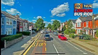 LONDON Bus Ride 🇬🇧  Route 102  North Londons 12mile route 19 km from Brent Cross to Edmonton 🚌 [upl. by Jannelle]