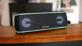 Sony SRSXB41 Portable Bluetooth Speaker handson [upl. by Accire]