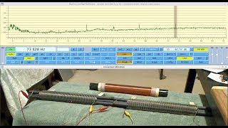 ULF VLF LF band RECEIVE antenna using 3 large ferrite core coil antennas in series [upl. by Yruj]