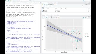 Diagrama de Dispersión en Rstudio  Scatterplot [upl. by Yuji85]