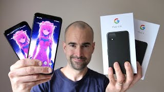 Google Pixel 4 XL vs Pixel 4  Unboxing amp Full Tour [upl. by Hermine]