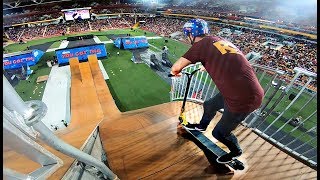 LONGEST SCOOTER vs MEGA RAMP [upl. by Adikam]