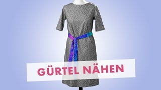 Nähkurs Einfachen Gürtel nähen [upl. by Quackenbush]