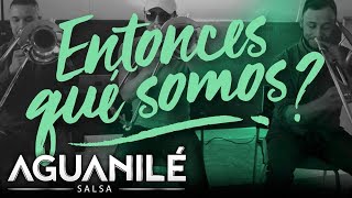 Entonces Qué Somos Aguanilé Salsa  Video Lyric [upl. by Jecho370]