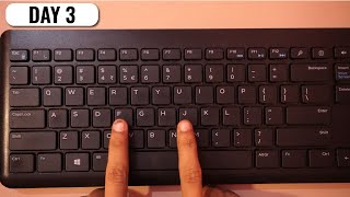 English Typing Course DAY 3  Free Typing Lessons  Touch Typing Course  Tech Avi [upl. by Tallbott]