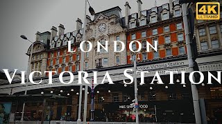 London Victoria Station Walk Through England 4K [upl. by Weixel]