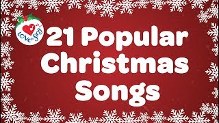 Top 21 Popular Christmas Songs and Carols Playlist 🎅🎄 [upl. by Eido]