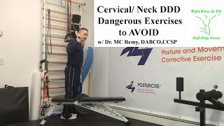 Cervical Degenerative Disc Disease Exercises to Avoid [upl. by Iramat]