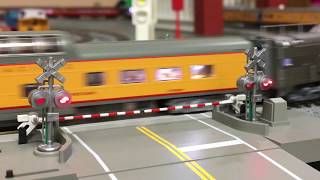 Kato N Scale Automatic Crossing Gate [upl. by Arehc]