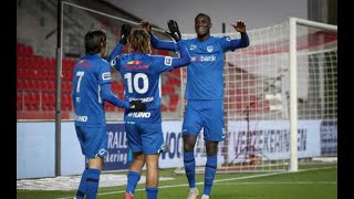 ⚽️ Champions playoffs  Antwerp  KRC Genk 23 Game Highlights 30042021 [upl. by Nihi]