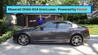 Review  Maserati Ghibli SQ4 GranLusso  Powered by FERRARI [upl. by Edwards]