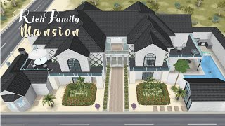 Sims Freeplay  Rich Family Mansion 🤍🖤  House tour  Floor plan [upl. by Kajdan]