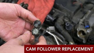 VWAudi FSI 20T Cam Follower Replacement DIY [upl. by Bitthia]