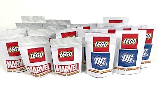 Mystery LEGO Marvel and DC Minifigures  20 Pack Opening Custom Blind Bags [upl. by Iron425]