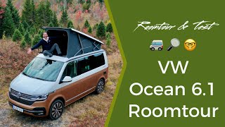 VW California 61 Ocean  Roomtour und Test [upl. by Cinimod]