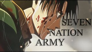 Attack on Titan AMV  SEVEN NATION ARMY [upl. by Wylma264]