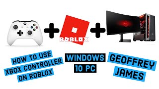 Roblox Xbox One Controller For Windows 10 PC  How to connect Bluetooth or Wired [upl. by Almire]