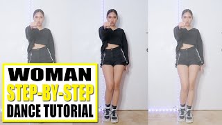 WOMAN Dance Tutorial Stepbystep  Rosa Leonero [upl. by Essyle293]