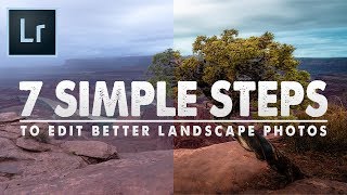 7 BEGINNER Steps to EDIT BETTER Landscape PHOTOS in Lightroom [upl. by Aline]