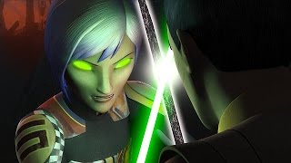 Star Wars Rebels Ezra vs sabine [upl. by Idelle709]