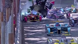 Bruno Sennas Monaco Formula E Horror Crash [upl. by Ahsenaj271]