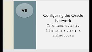 Configuring Oracle Network  listenertnsnamessqlnet  netmgr  netca  tnsping and lsnrctl [upl. by Alameda619]