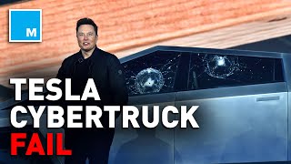 TESLA’S Awkward Cybertruck FAIL  MASHABLE NEWS [upl. by Amaj383]